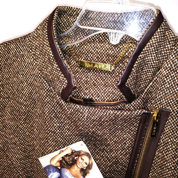 Iman Platinum Transformer Coat, Brown- Size M - Picture 15 of 16